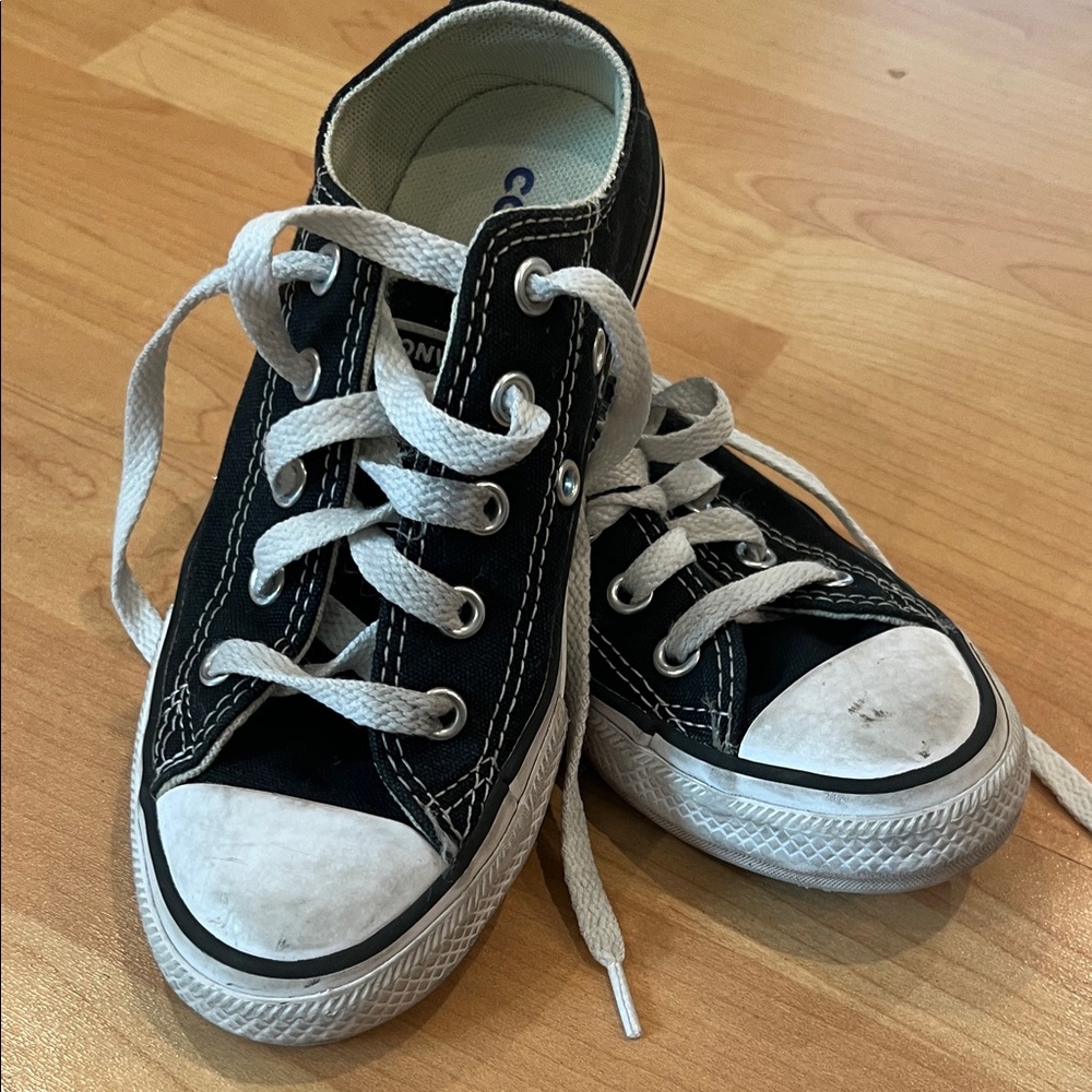 Converse Kids Black and White Sneakers